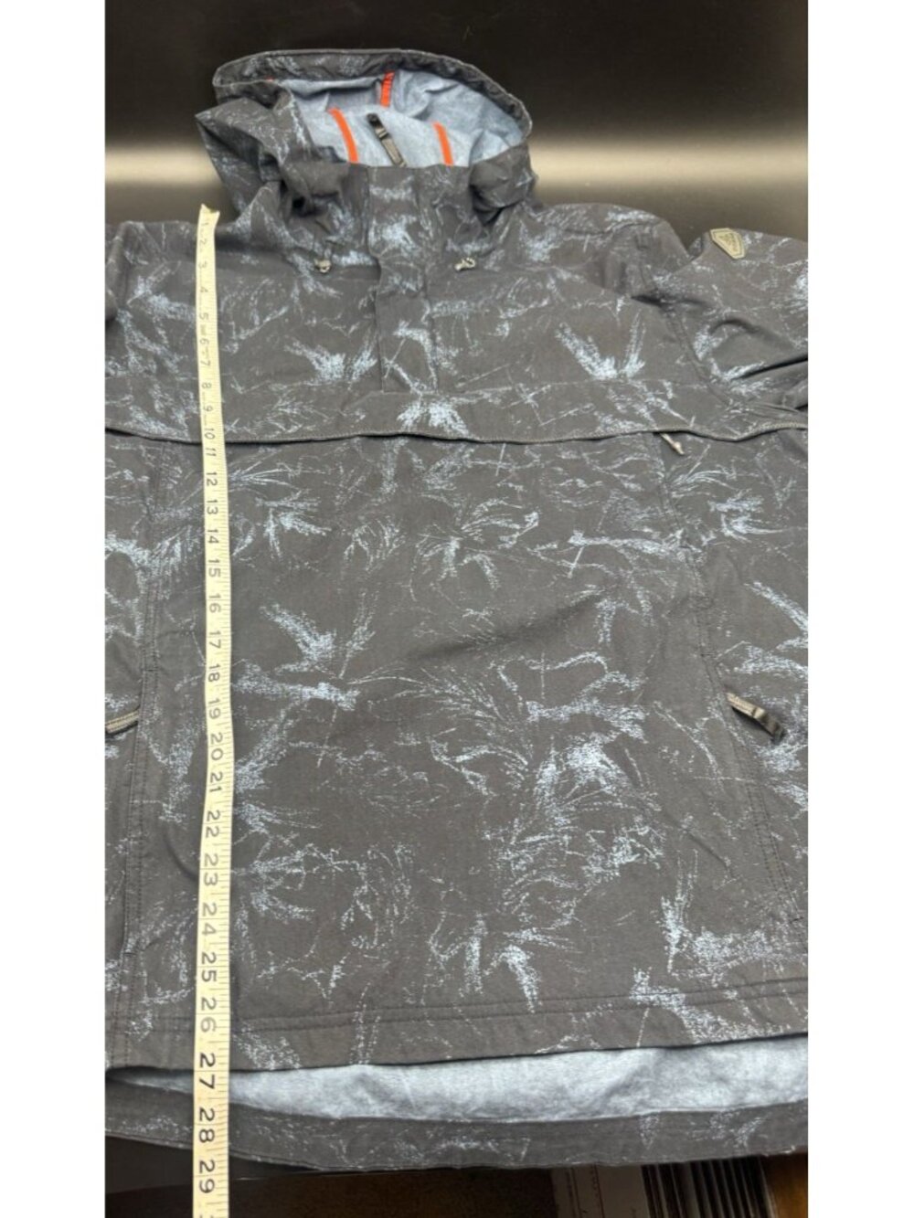 Prana Mens Blue Windbreaker Hooded Jacket XL Outdoor Lightweight - Picture 12 of 12